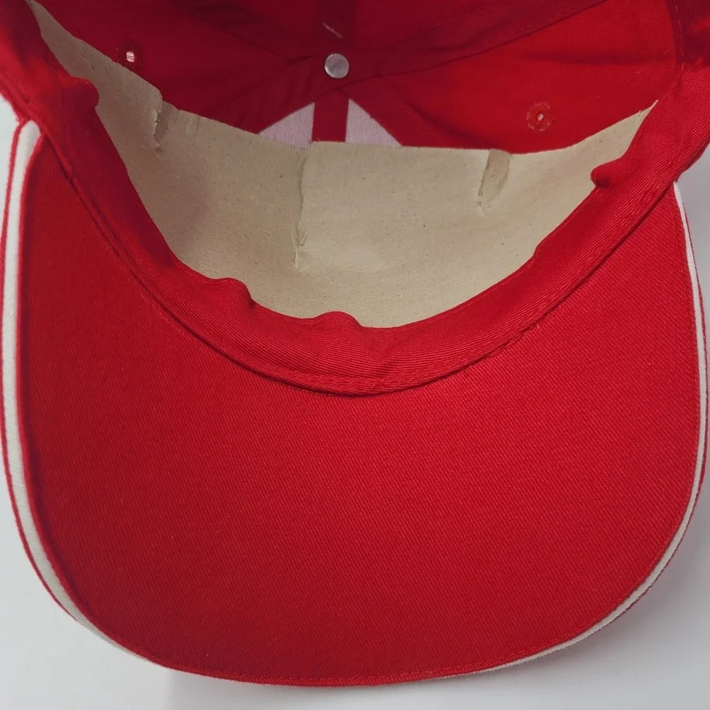 Vintage Dale Earnhardt Jr Hat Red NASCAR #8 MLB 2003‎ Chicago All Star Game Men